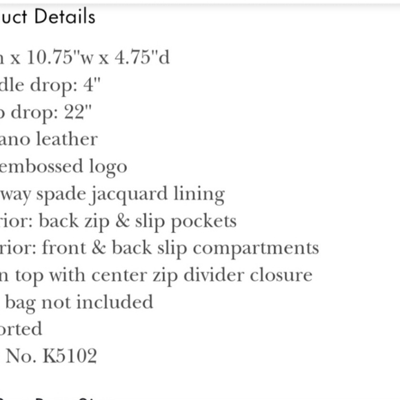 NEW Kate Spade Rory Medium Black Satchel Purse Bag - Picture 7 of 10